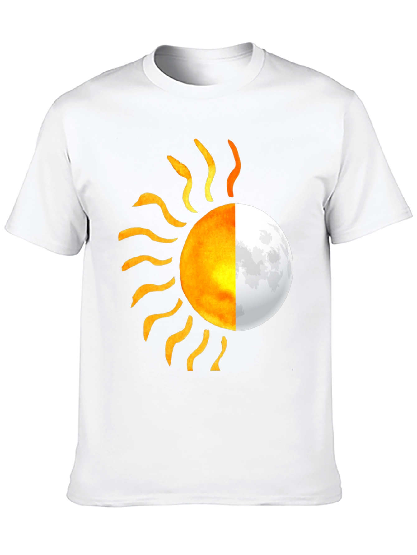 Sun & Moon Graphic Tee - Unique Design