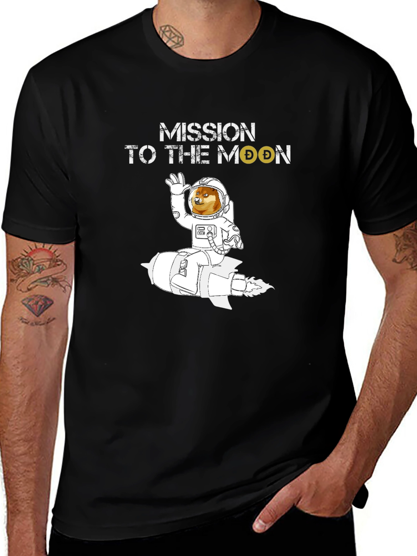 Mission to the Moon Doge T-Shirt