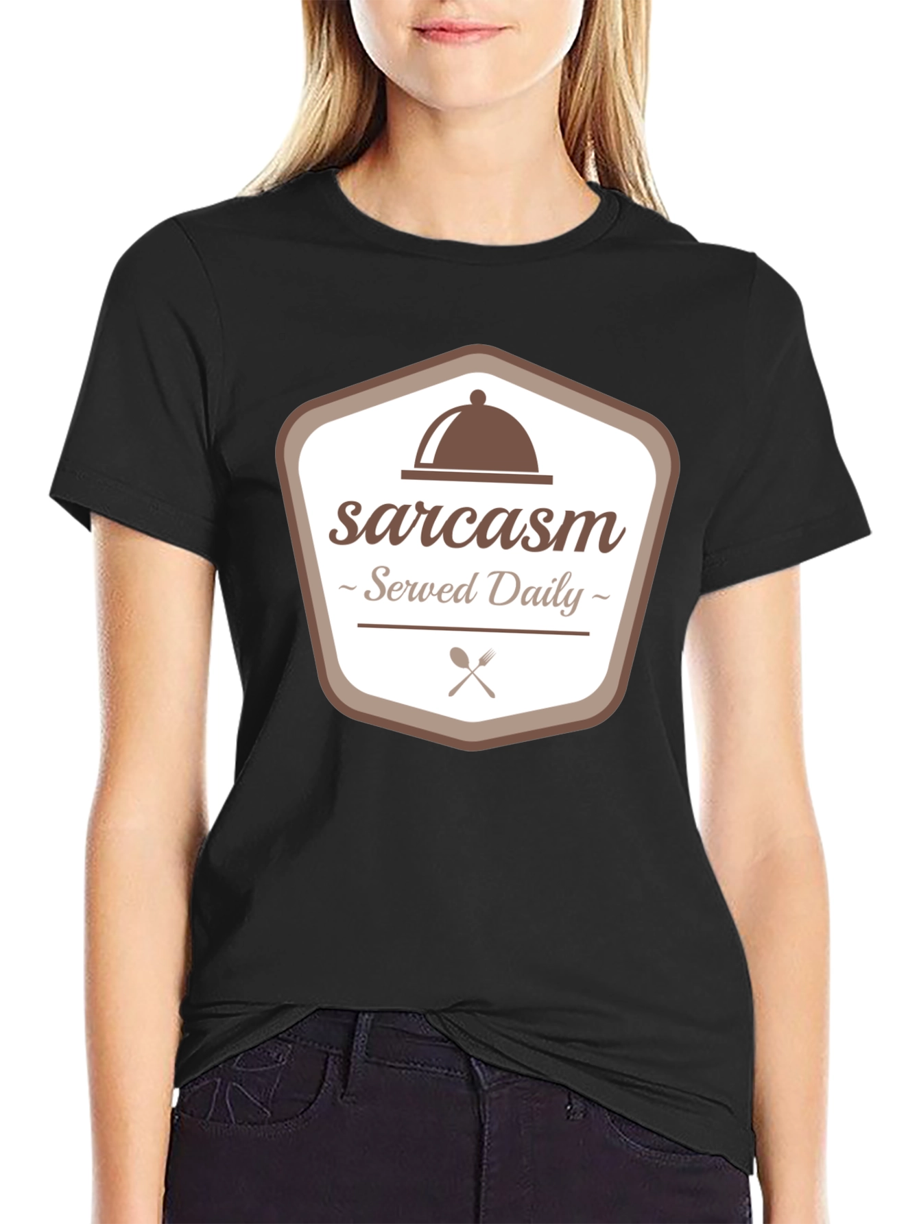 Sarcasm Served Daily Graphic Tee