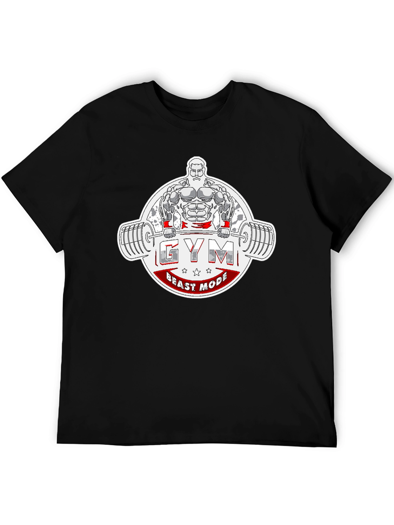 Gym Beast Mode T-Shirt - Black