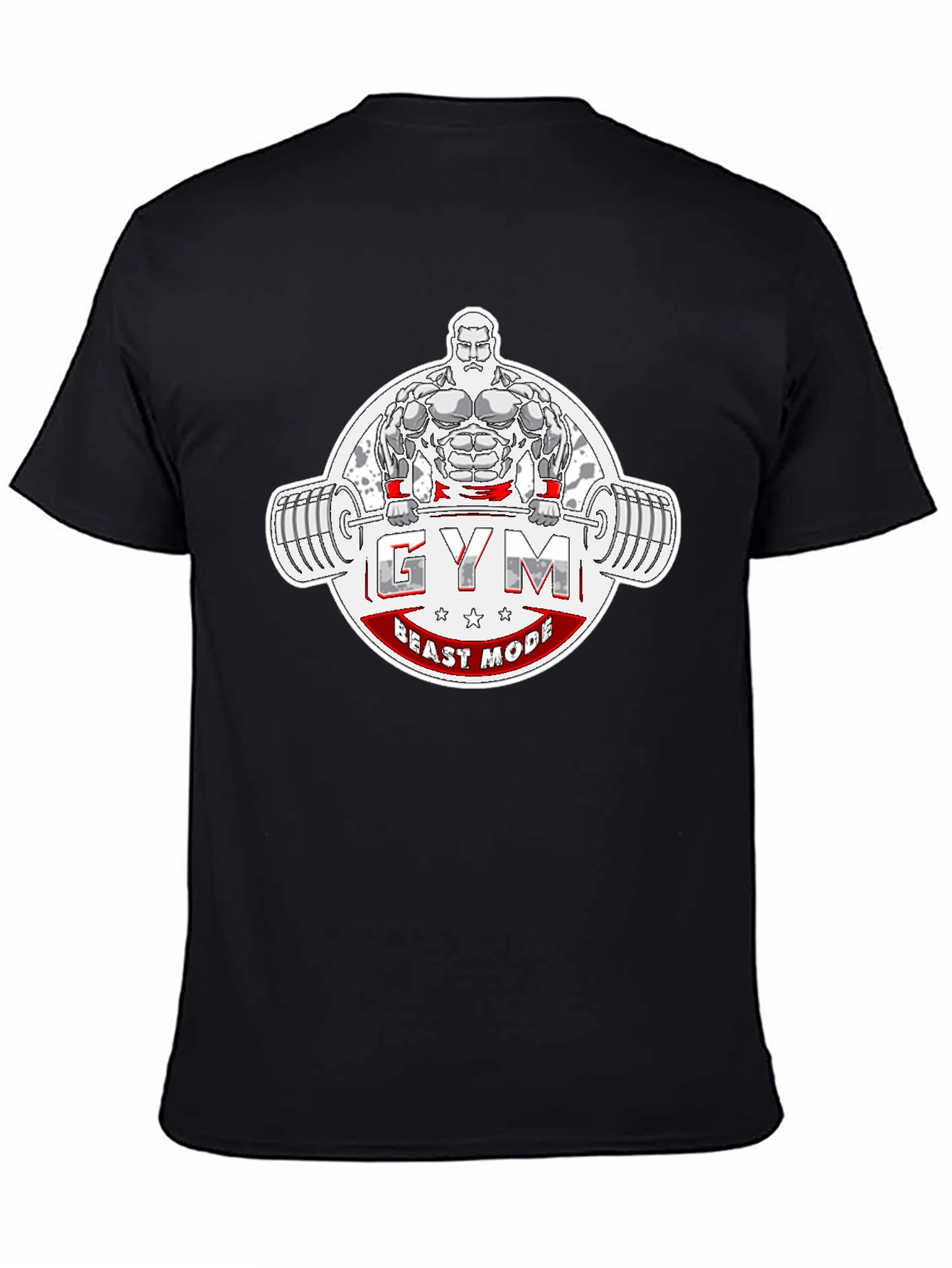 Gym Beast Mode T-Shirt - Black