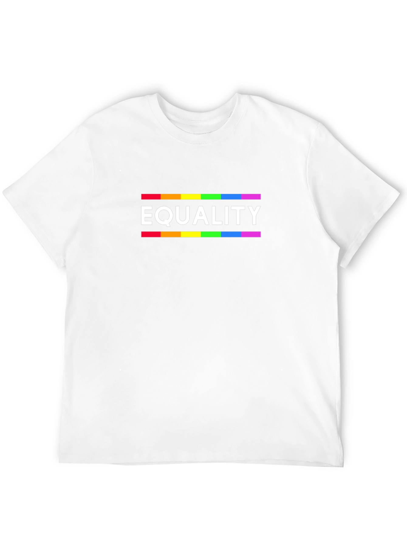 Equality Rainbow T-Shirt LGBT Pride Tee