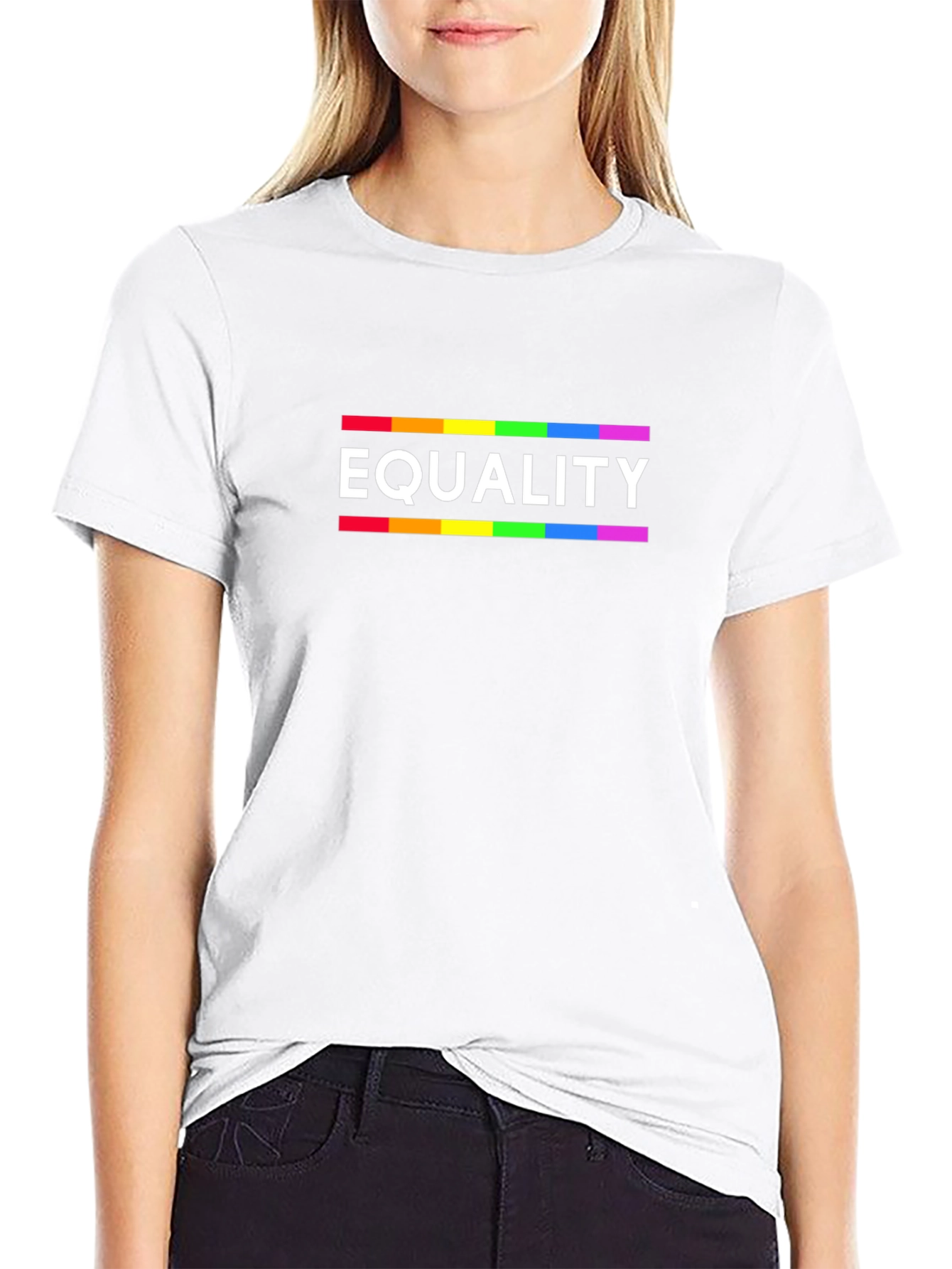 Equality Rainbow T-Shirt LGBT Pride Tee