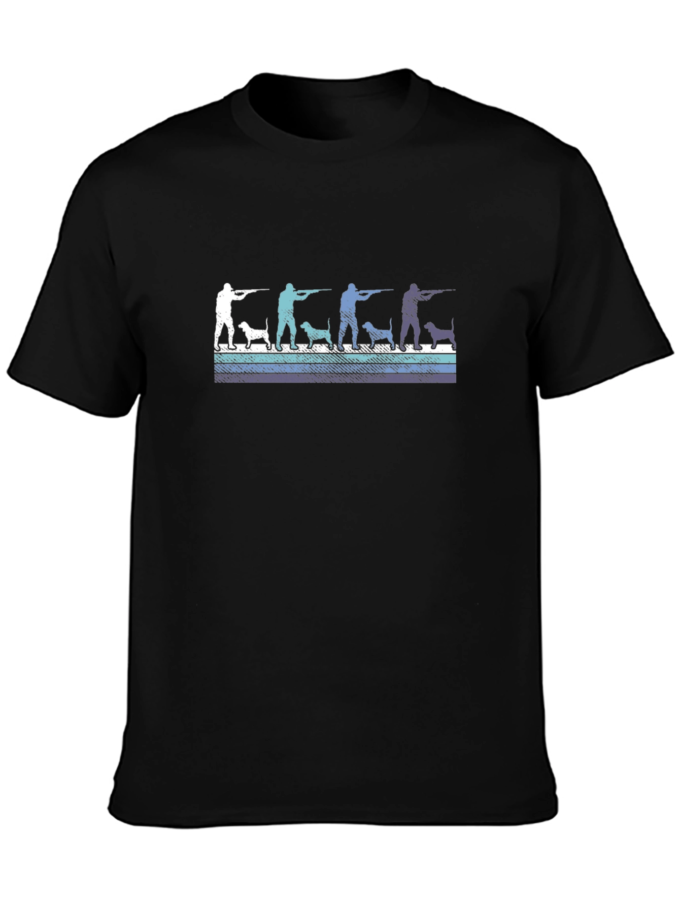 Hunter & Dog Graphic T-Shirt