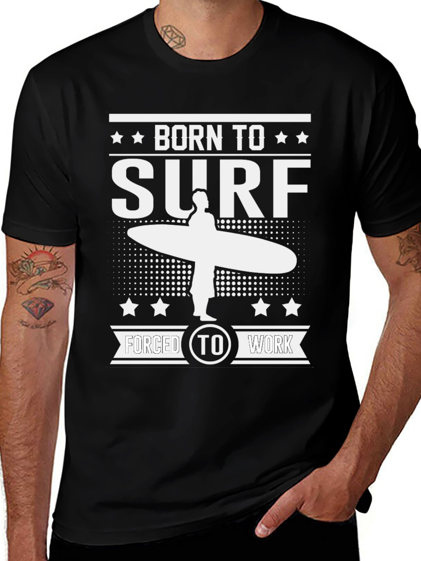 Born to Surf T-Shirt - Mens Graphic Tee