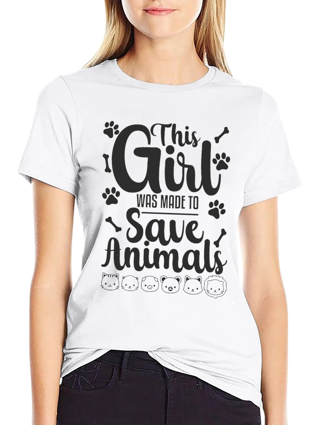 Animal Rescue Graphic Tee - This Girl Saves Animals