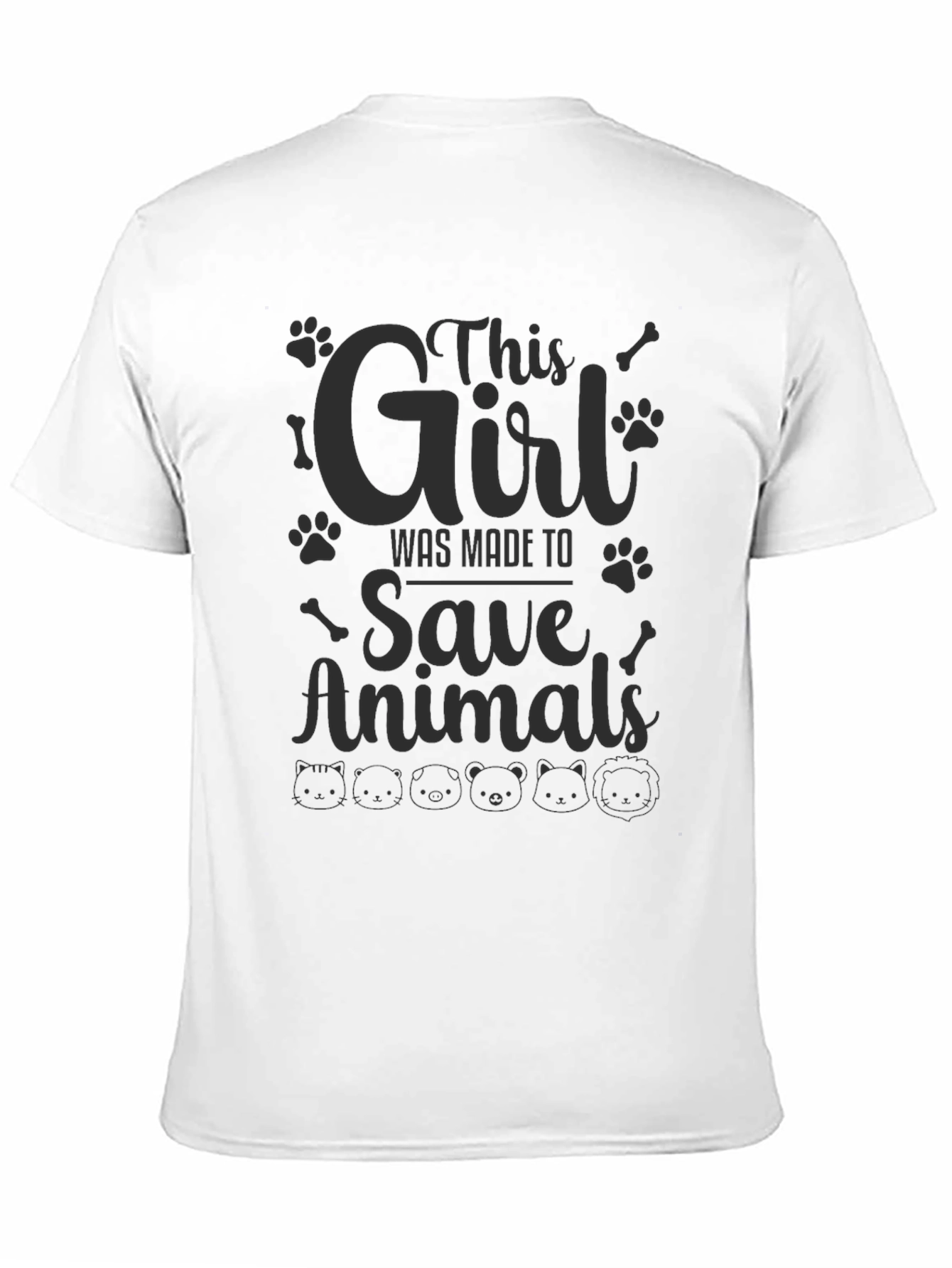 Animal Rescue Graphic Tee - This Girl Saves Animals