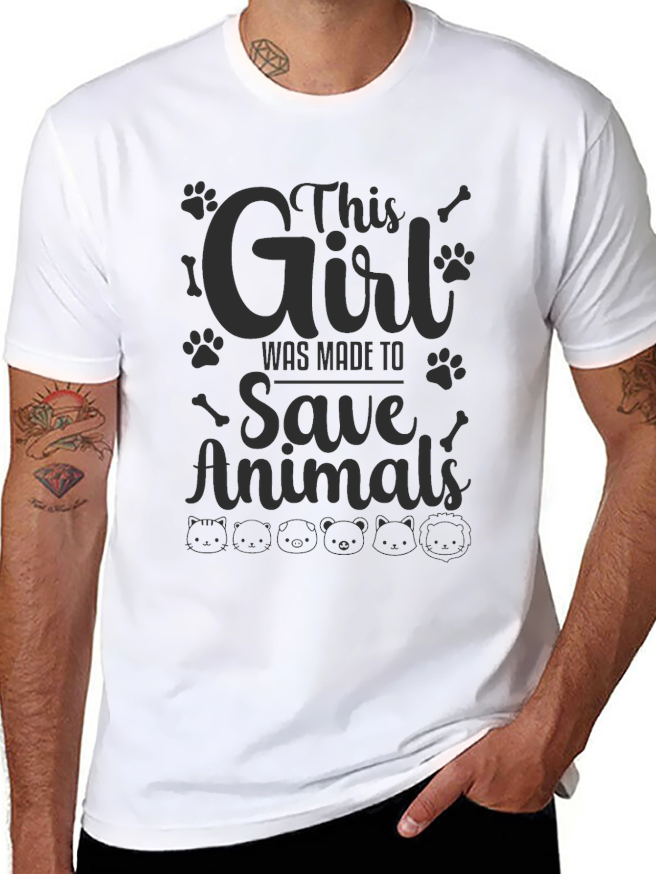Animal Rescue Graphic Tee - This Girl Saves Animals