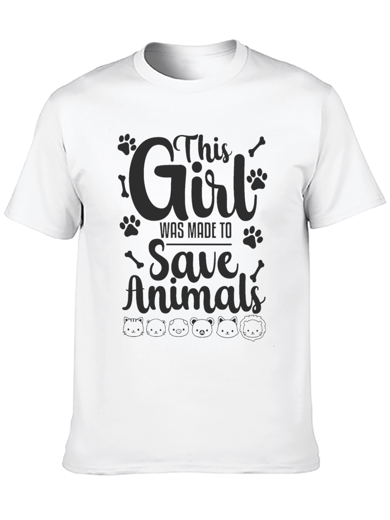 Animal Rescue Graphic Tee - This Girl Saves Animals