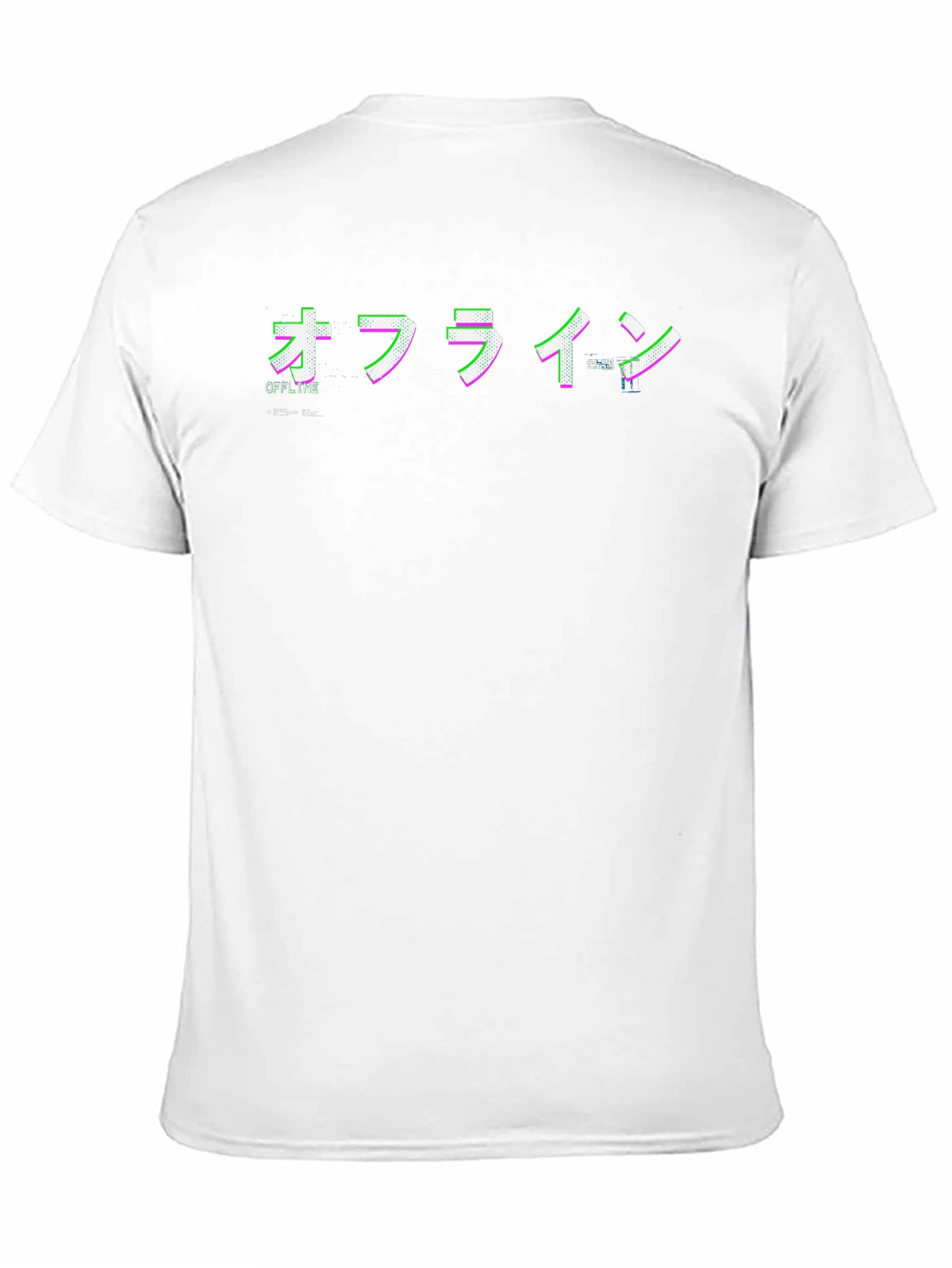 Offline Glitch Graphic Tee - Black