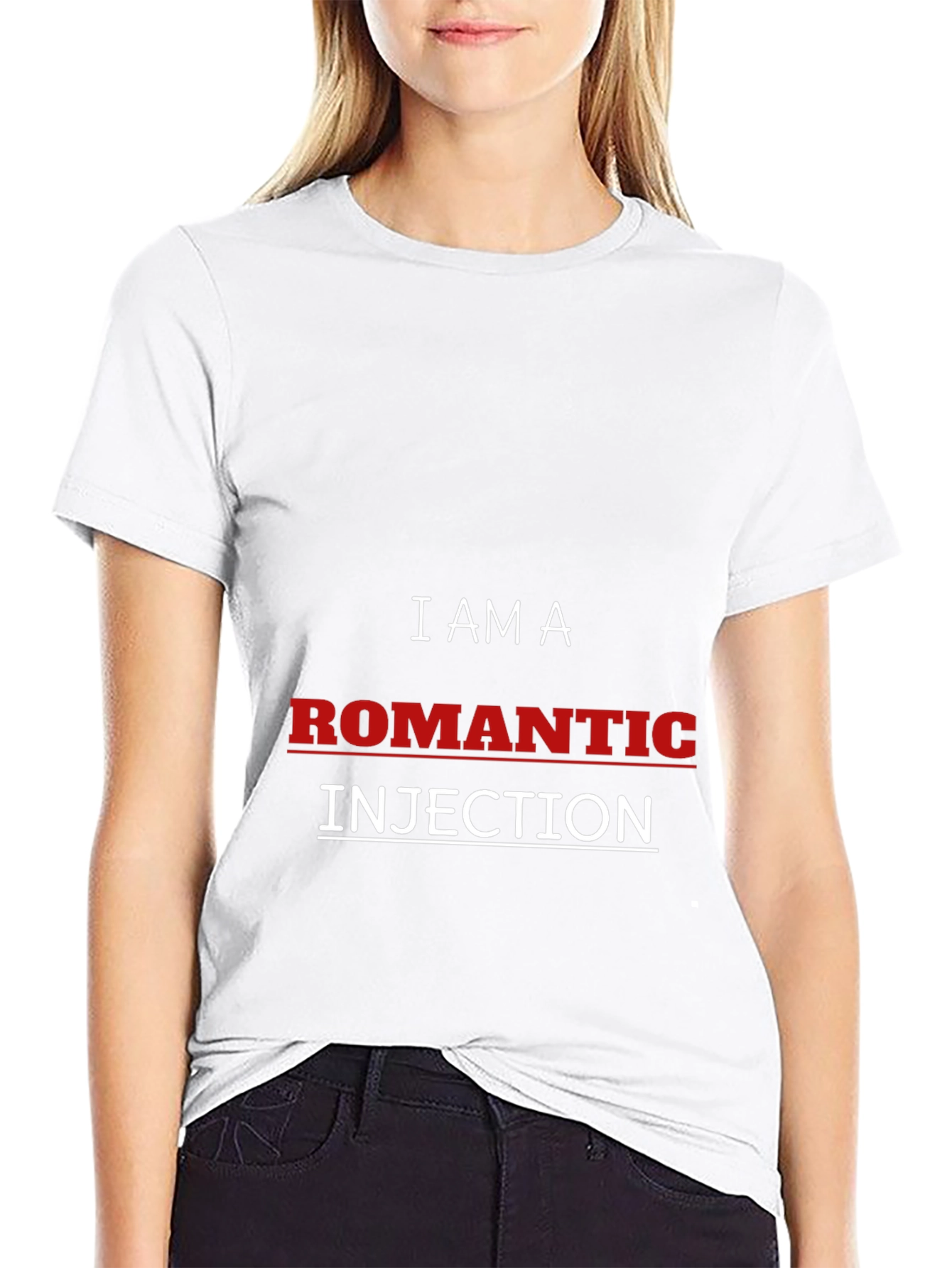 Romantic Injection T-Shirt Funny Graphic Tee