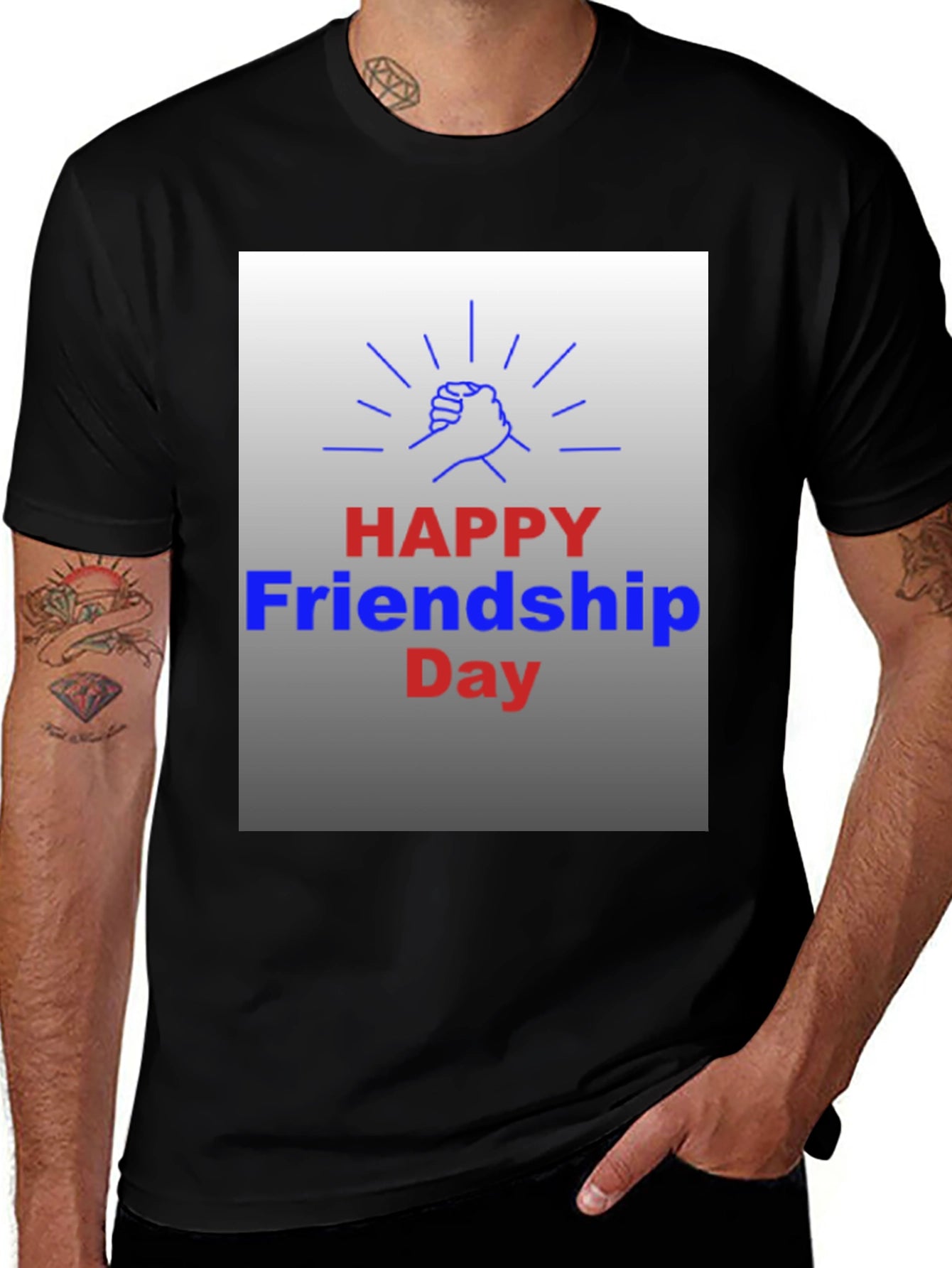 Happy Friendship Day Graphic T-Shirt
