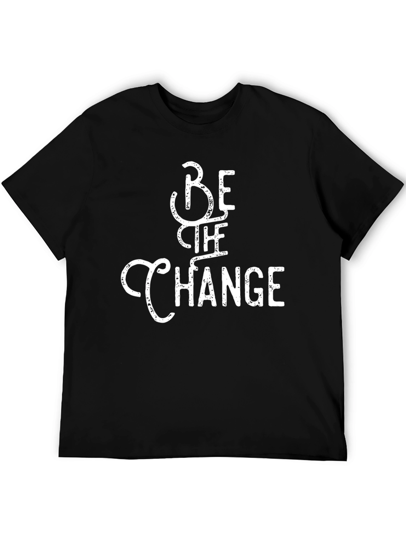 Be The Change Graphic Tee - Black Unisex T-Shirt