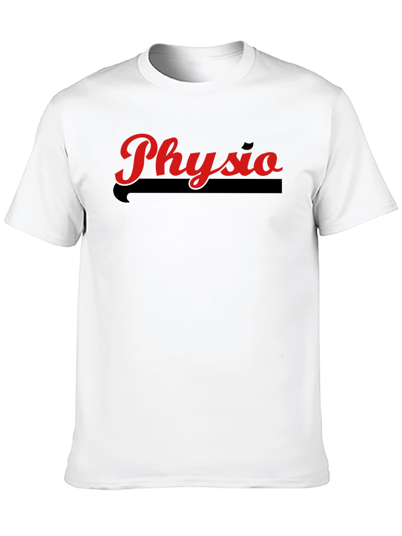 Physio Graphic Tee - Black Cotton T-Shirt