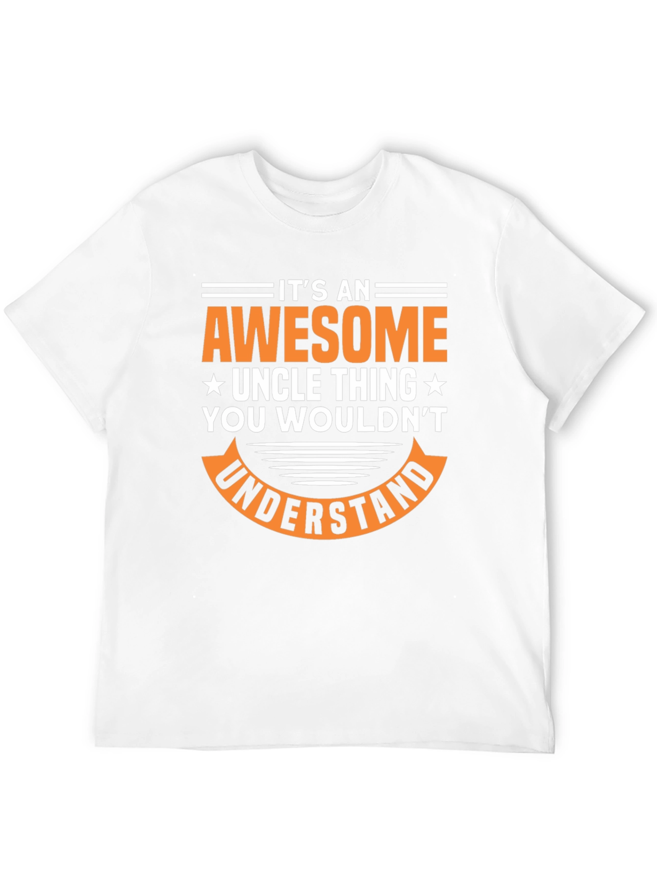 Awesome Uncle Graphic Tee - Black T-Shirt