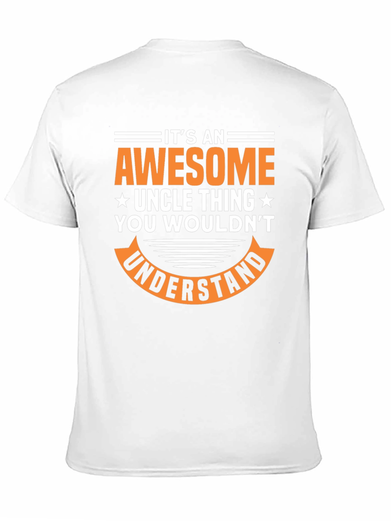 Awesome Uncle Graphic Tee - Black T-Shirt