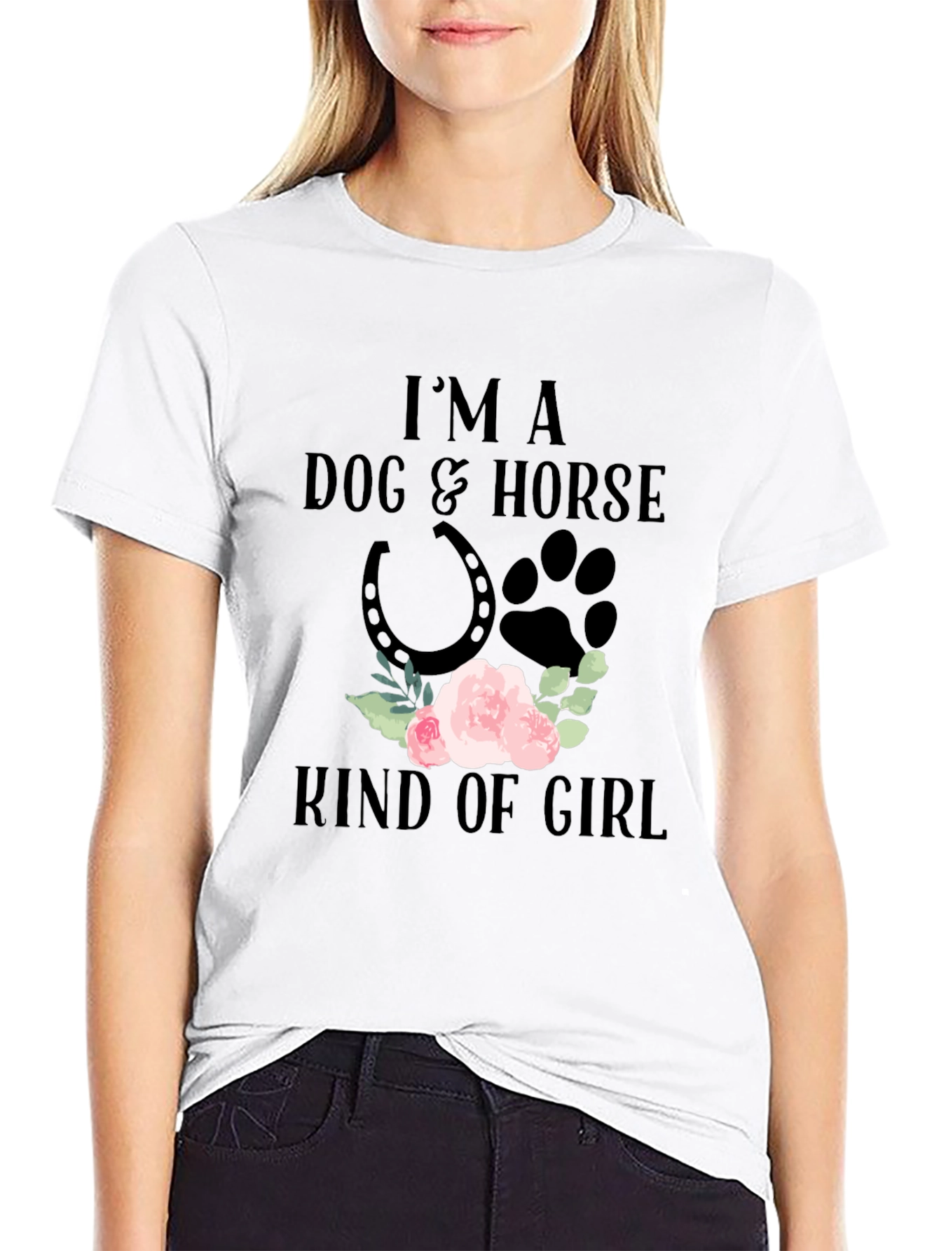 Dog & Horse Kind of Girl Graphic Tee