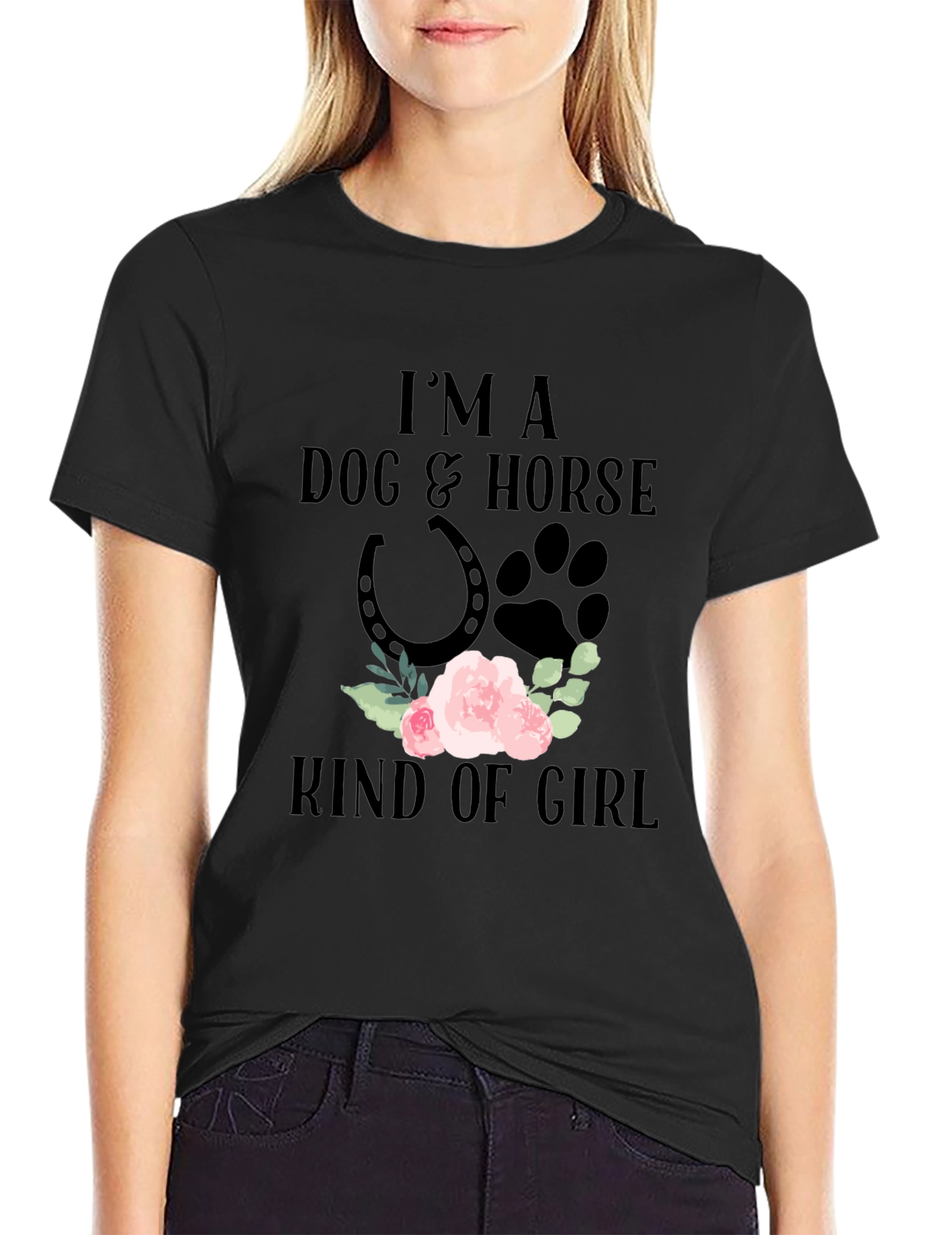 Dog & Horse Kind of Girl Graphic Tee