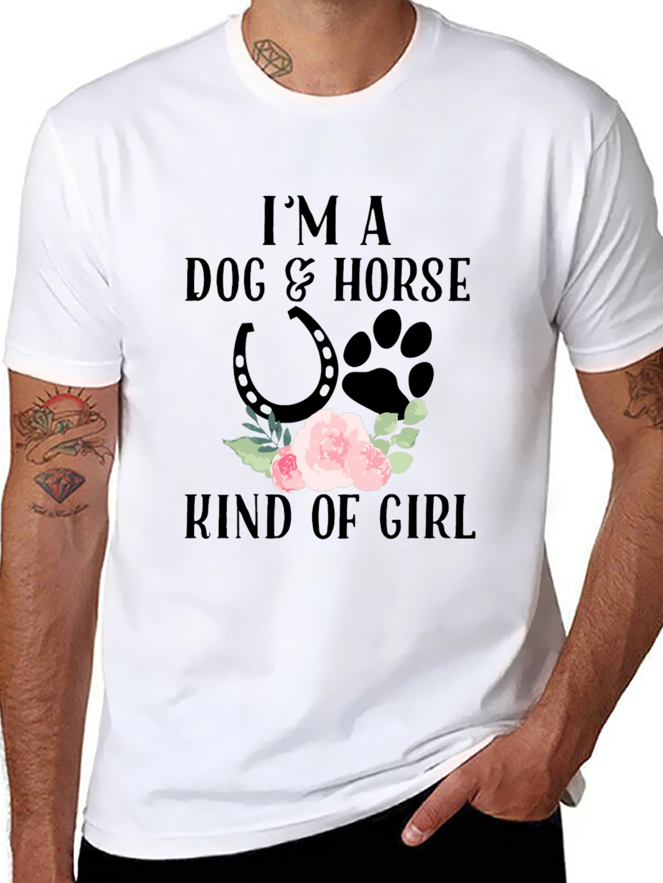 Dog & Horse Kind of Girl Graphic Tee