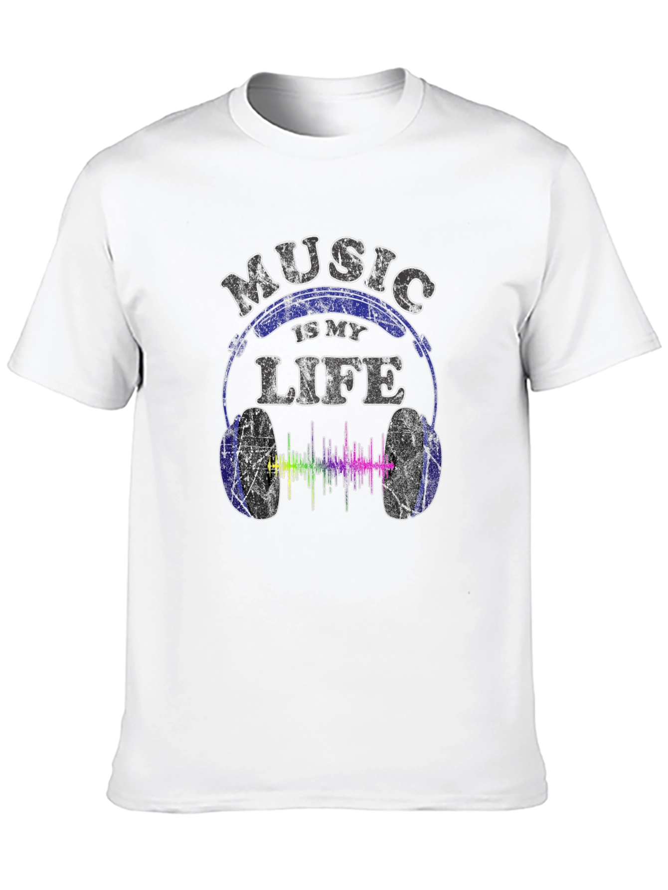 Music is My Life T-Shirt - Cool Graphic Tee