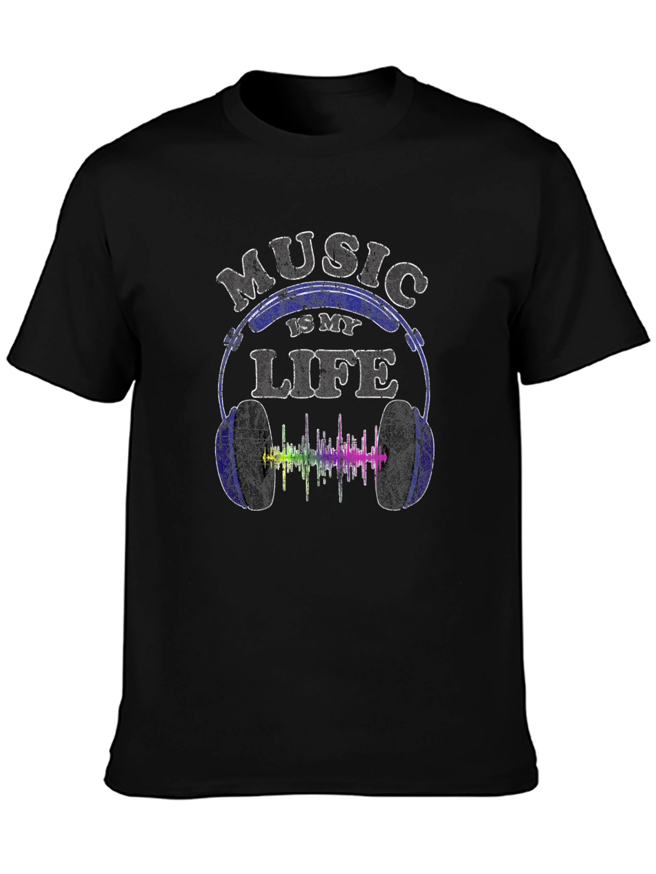 Music is My Life T-Shirt - Cool Graphic Tee