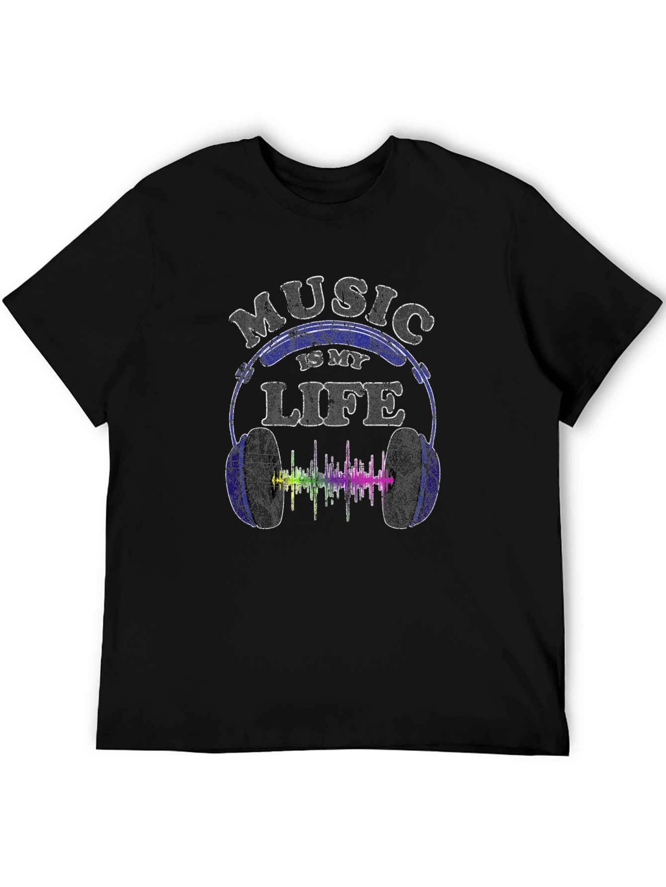 Music is My Life T-Shirt - Cool Graphic Tee