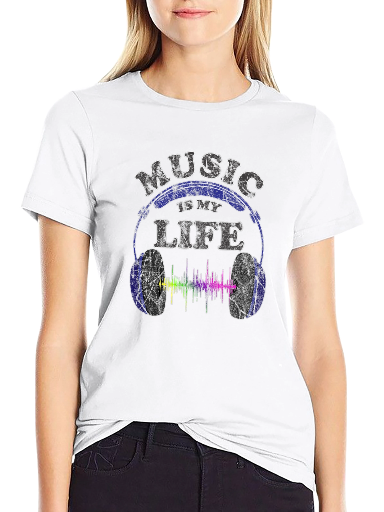Music is My Life T-Shirt - Cool Graphic Tee