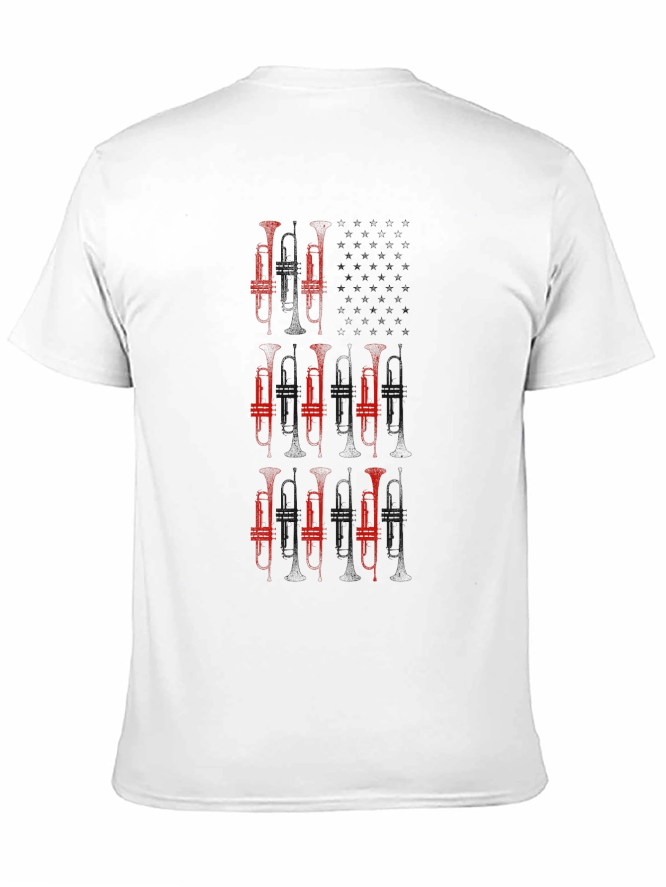 Graphic Trumpet T-Shirt - Black - Musician