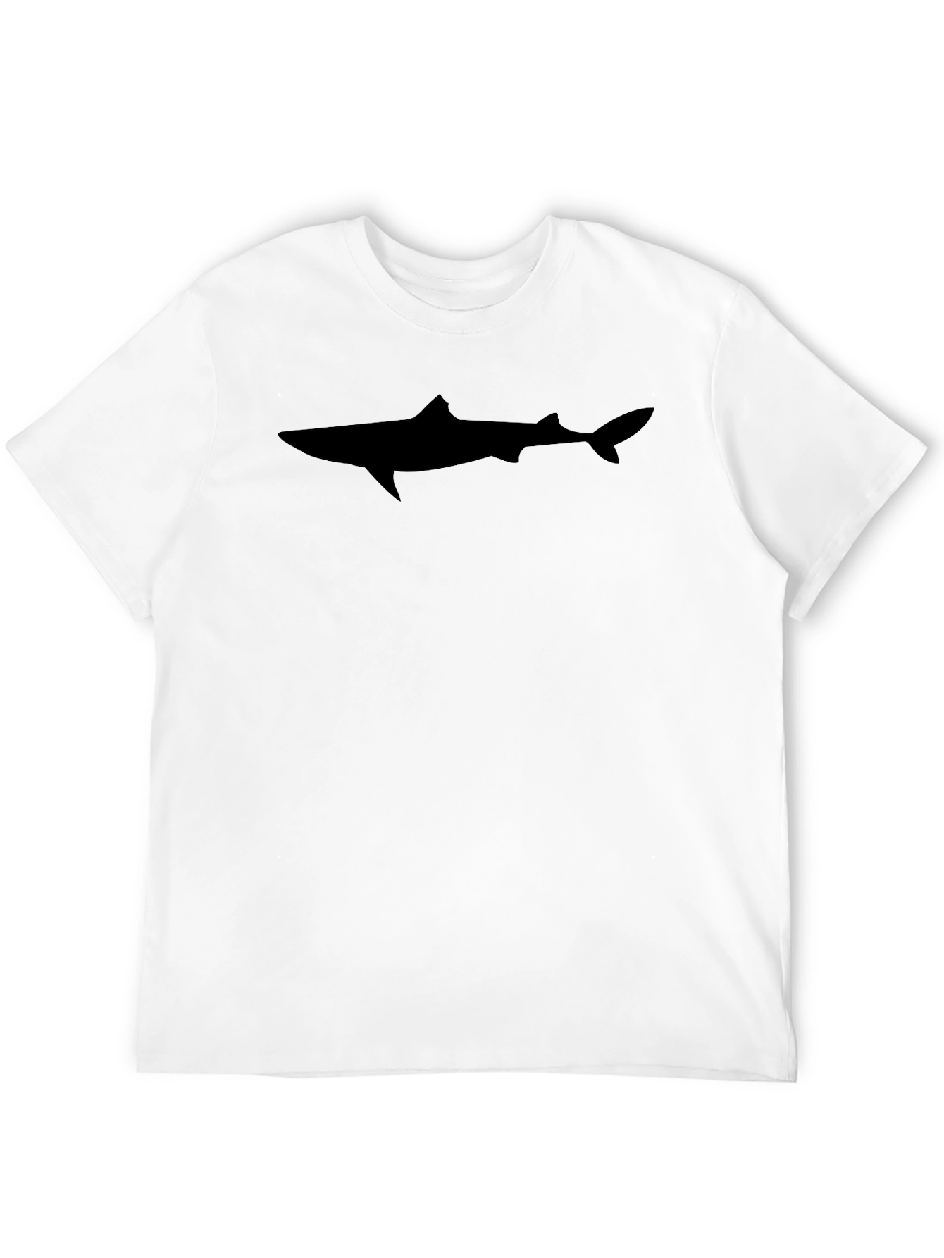 Shark Silhouette Black T-Shirt