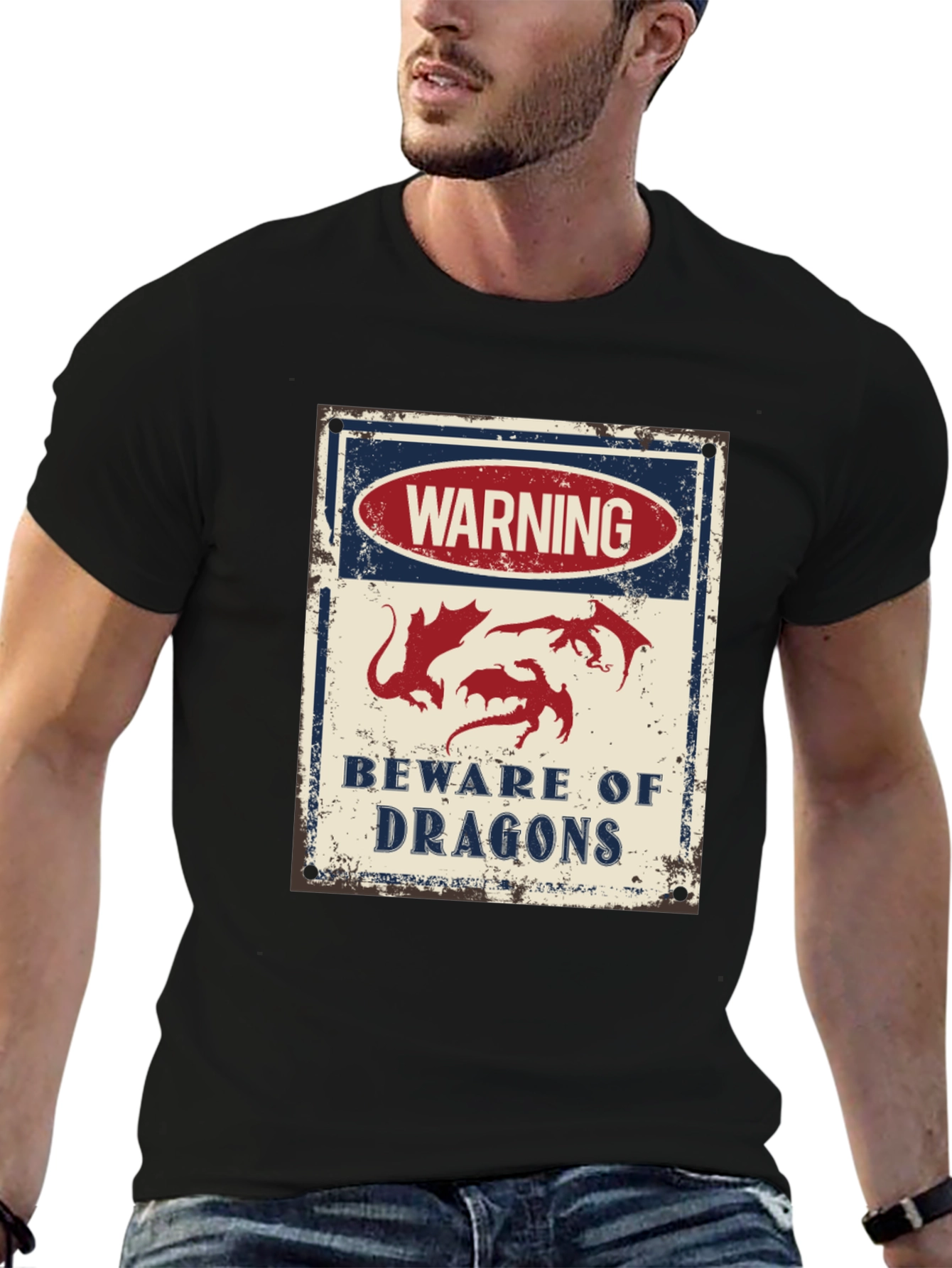 Beware of Dragons T-Shirt | Fantasy Tee