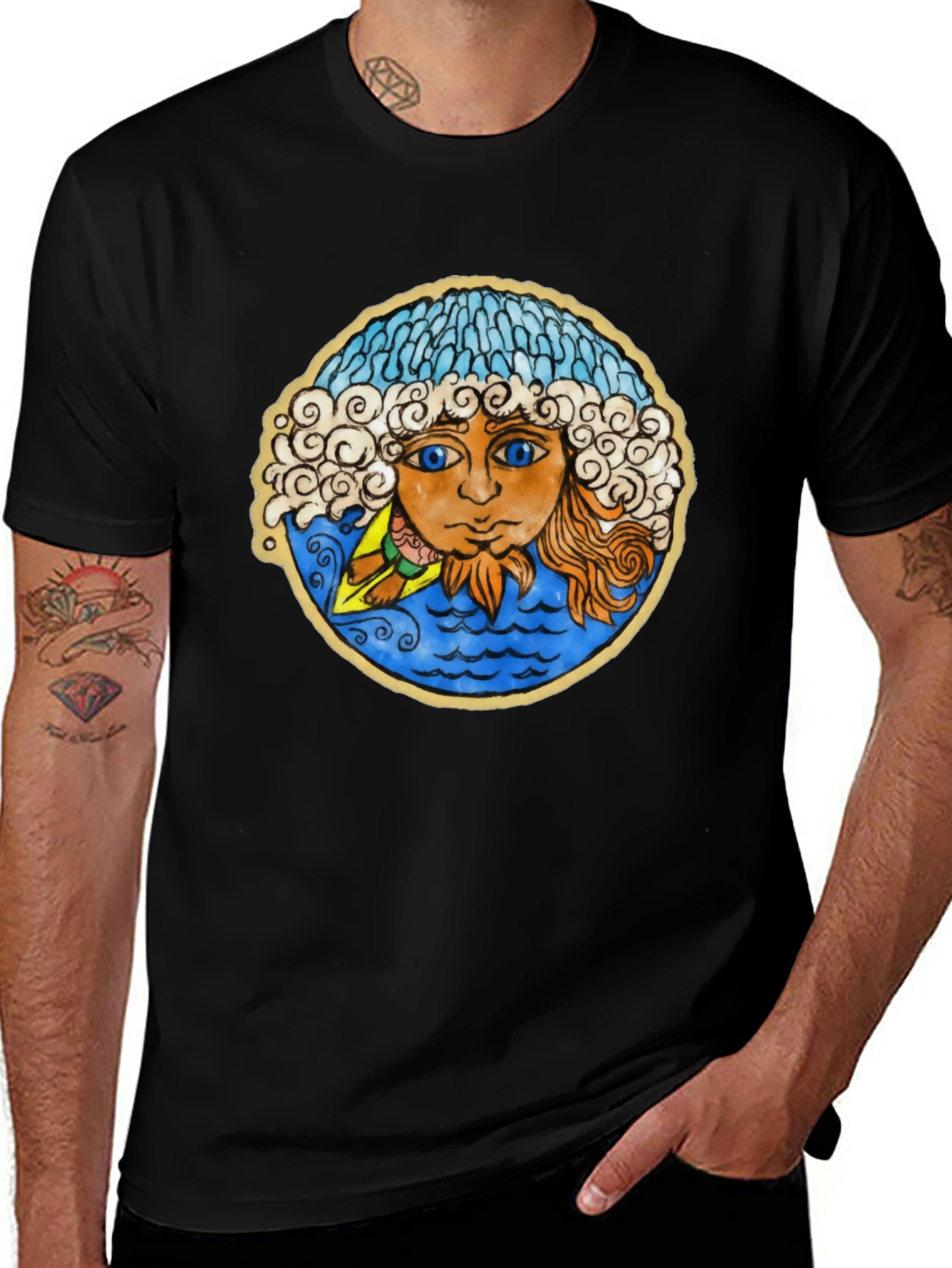 Ocean Sun Graphic Tee