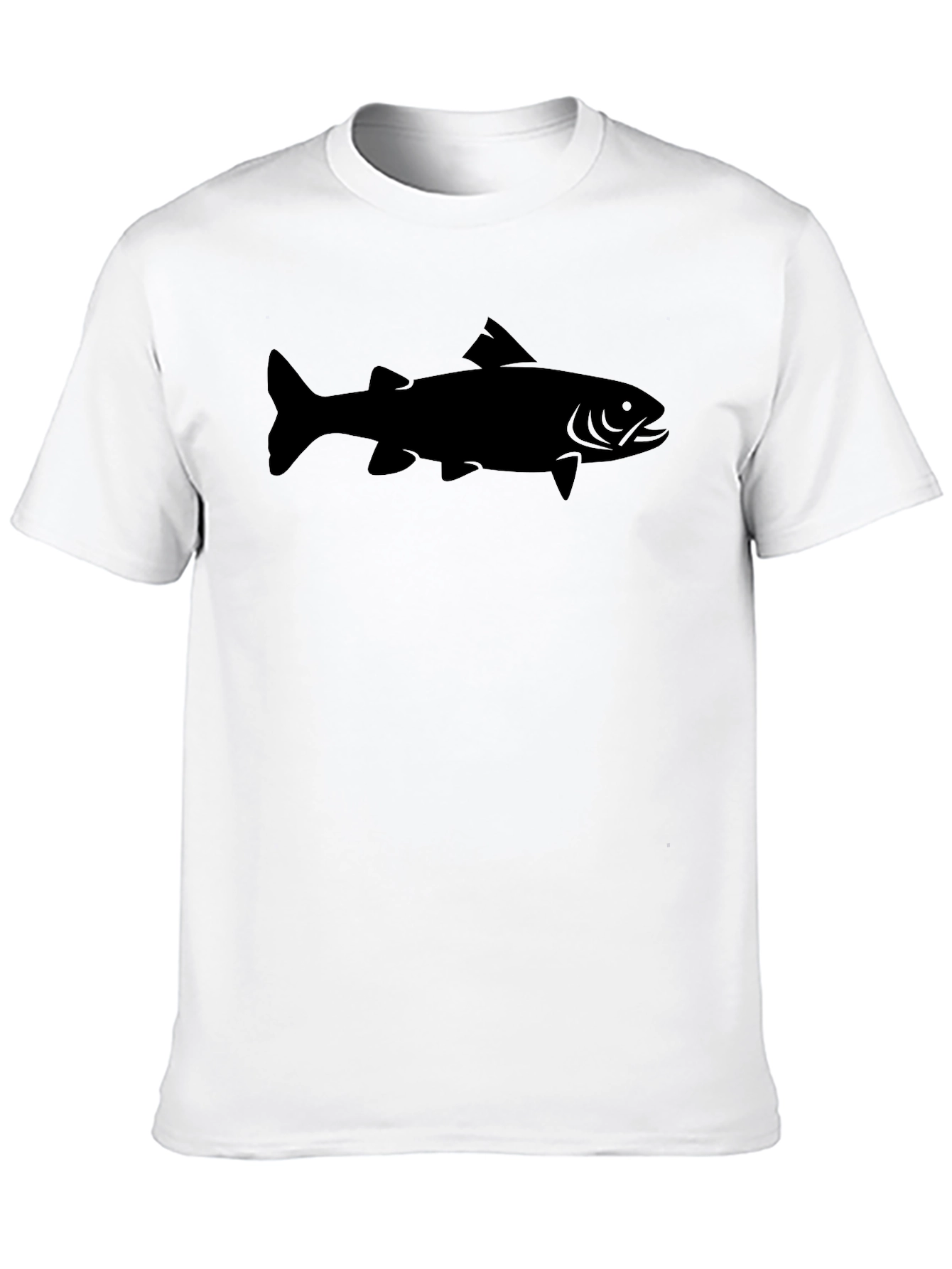Black Fish Graphic Tee - Mens Casual Shirt