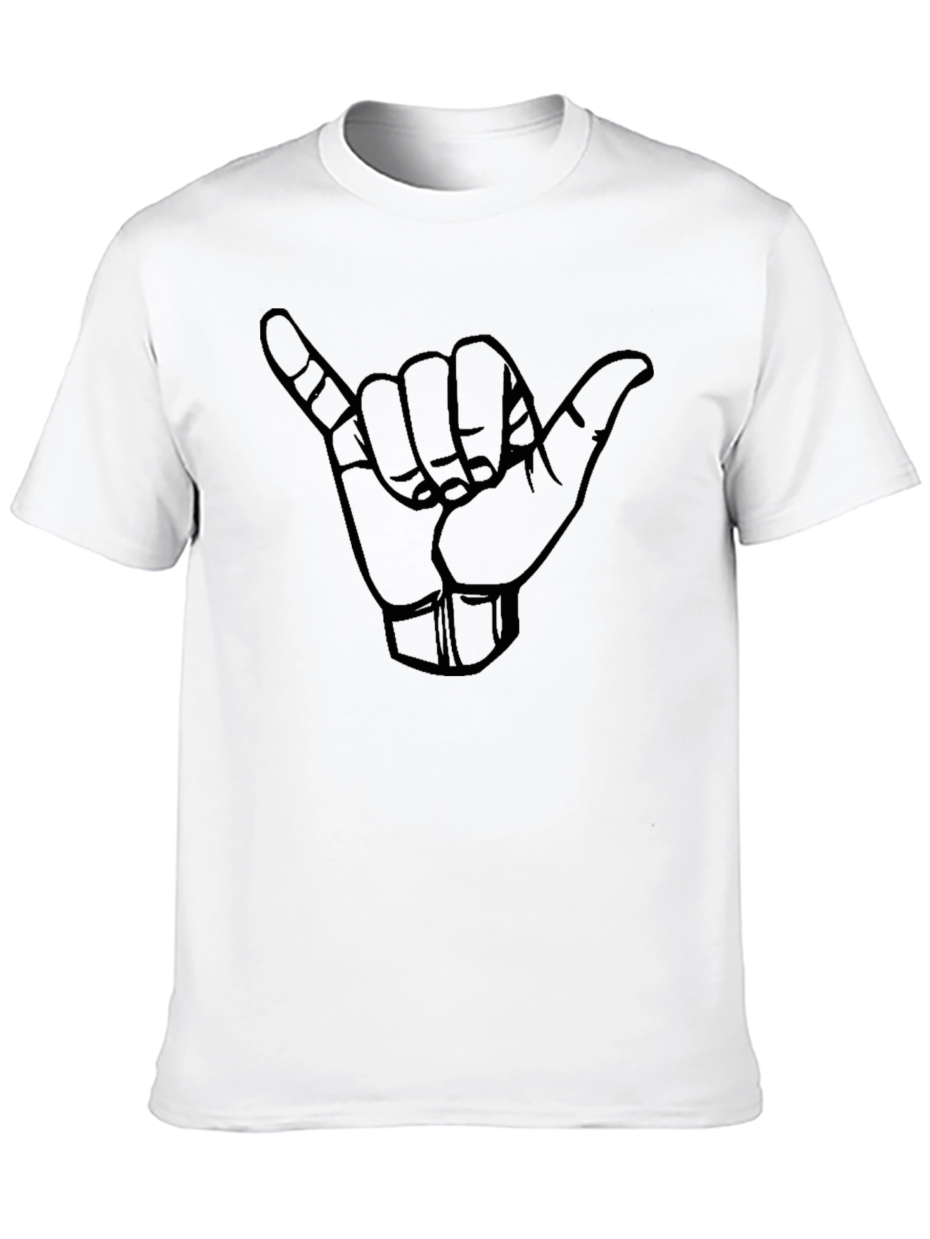 Hang Loose Shaka Hand Gesture Graphic Tee