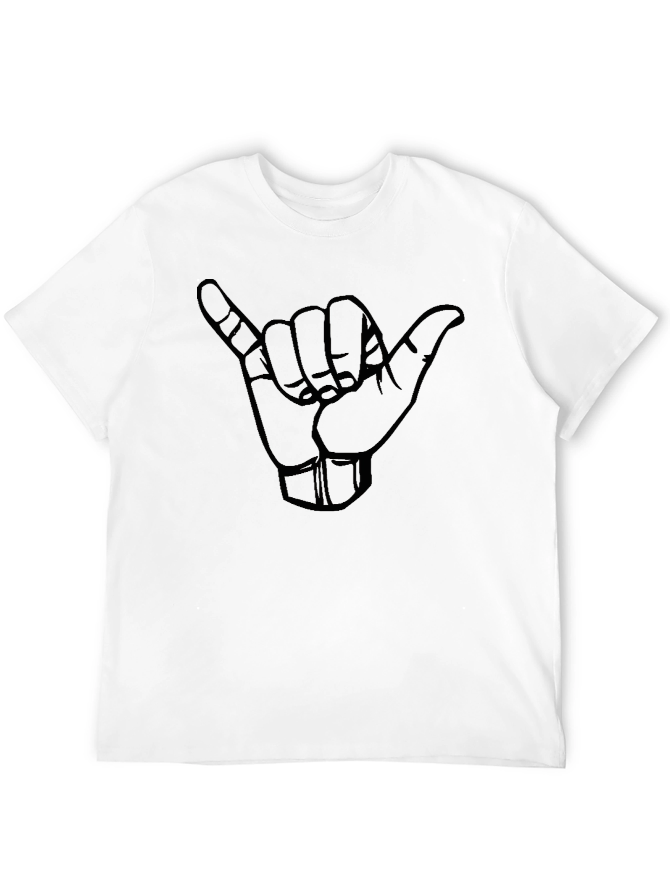 Hang Loose Shaka Hand Gesture Graphic Tee