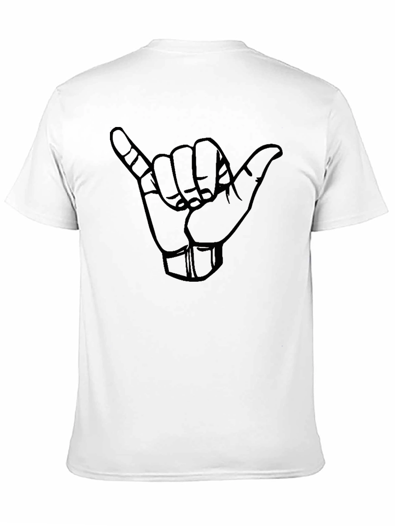 Hang Loose Shaka Hand Gesture Graphic Tee
