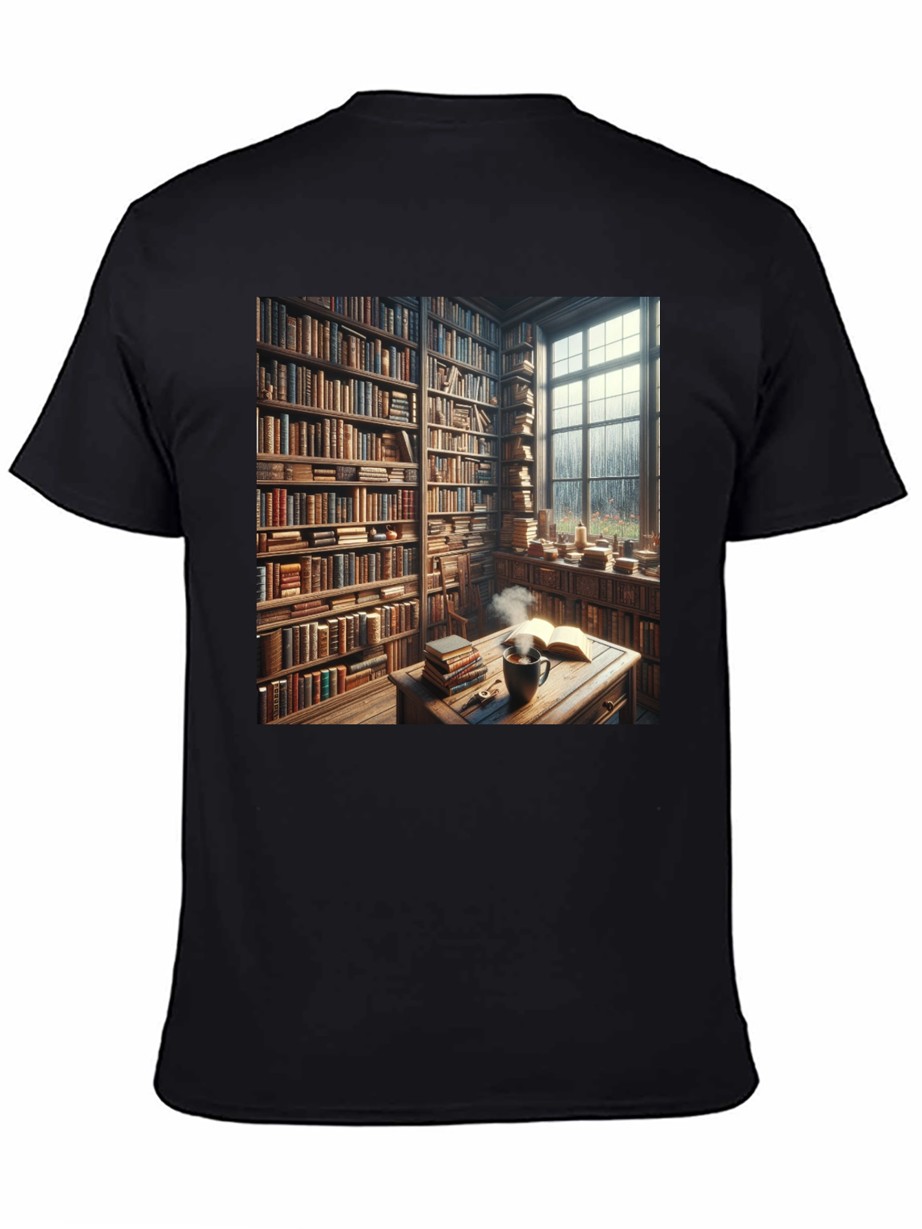 Book Lovers Cozy Library T-Shirt