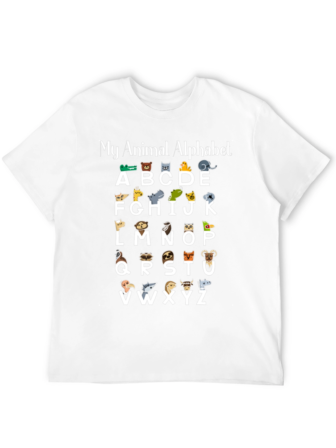 Animal Alphabet T-Shirt - Fun Educational Tee