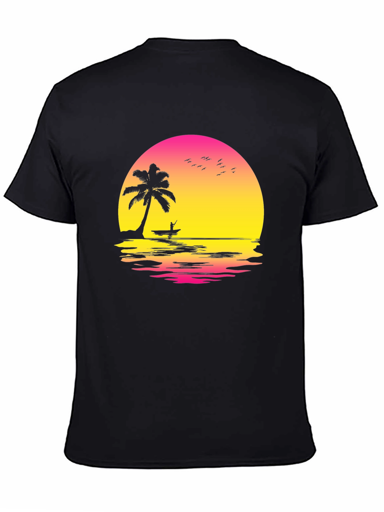 Sunset Palm Tree Graphic Tee