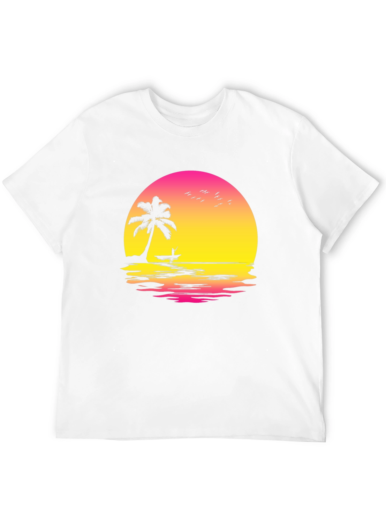 Sunset Palm Tree Graphic Tee