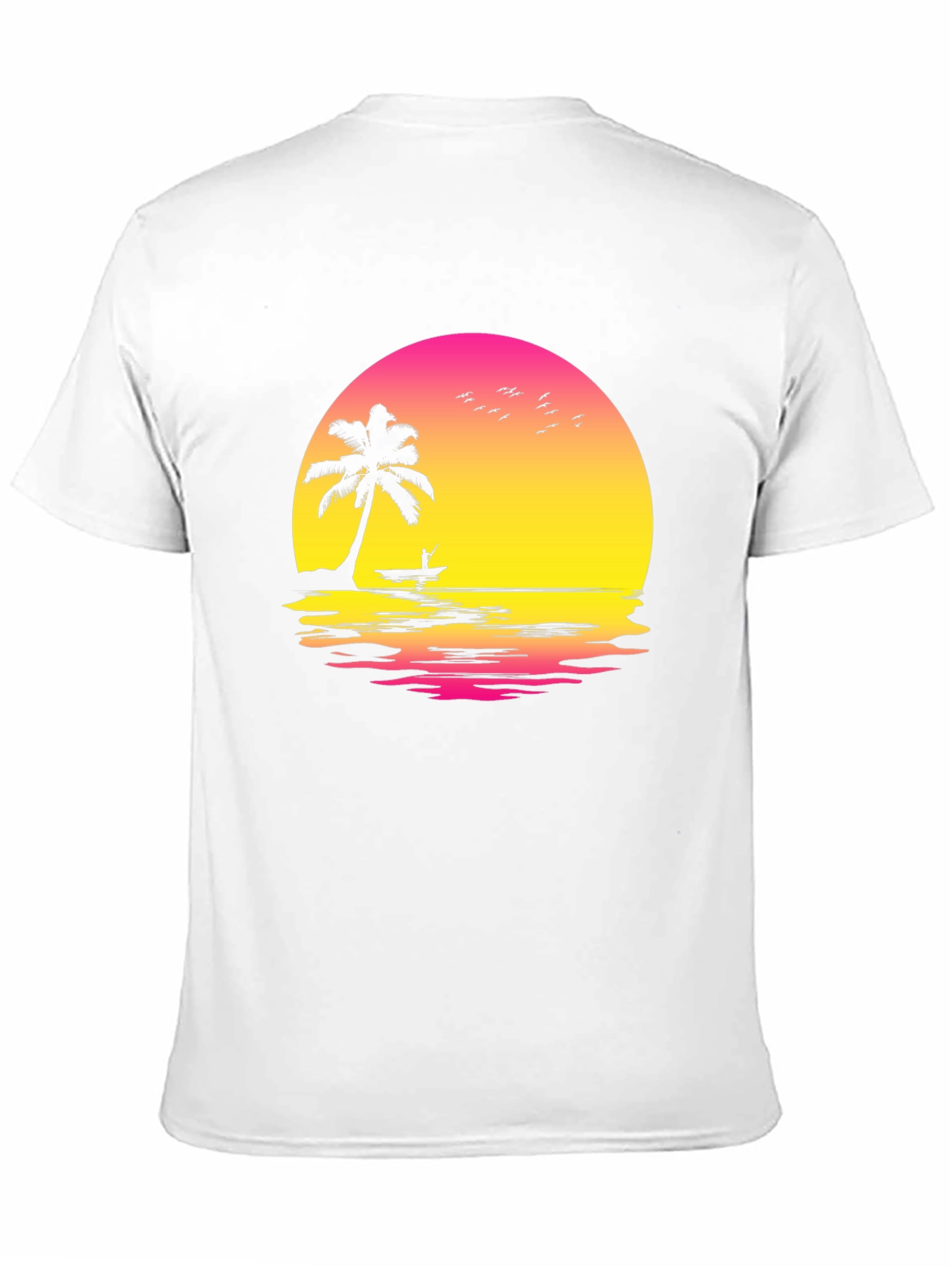 Sunset Palm Tree Graphic Tee