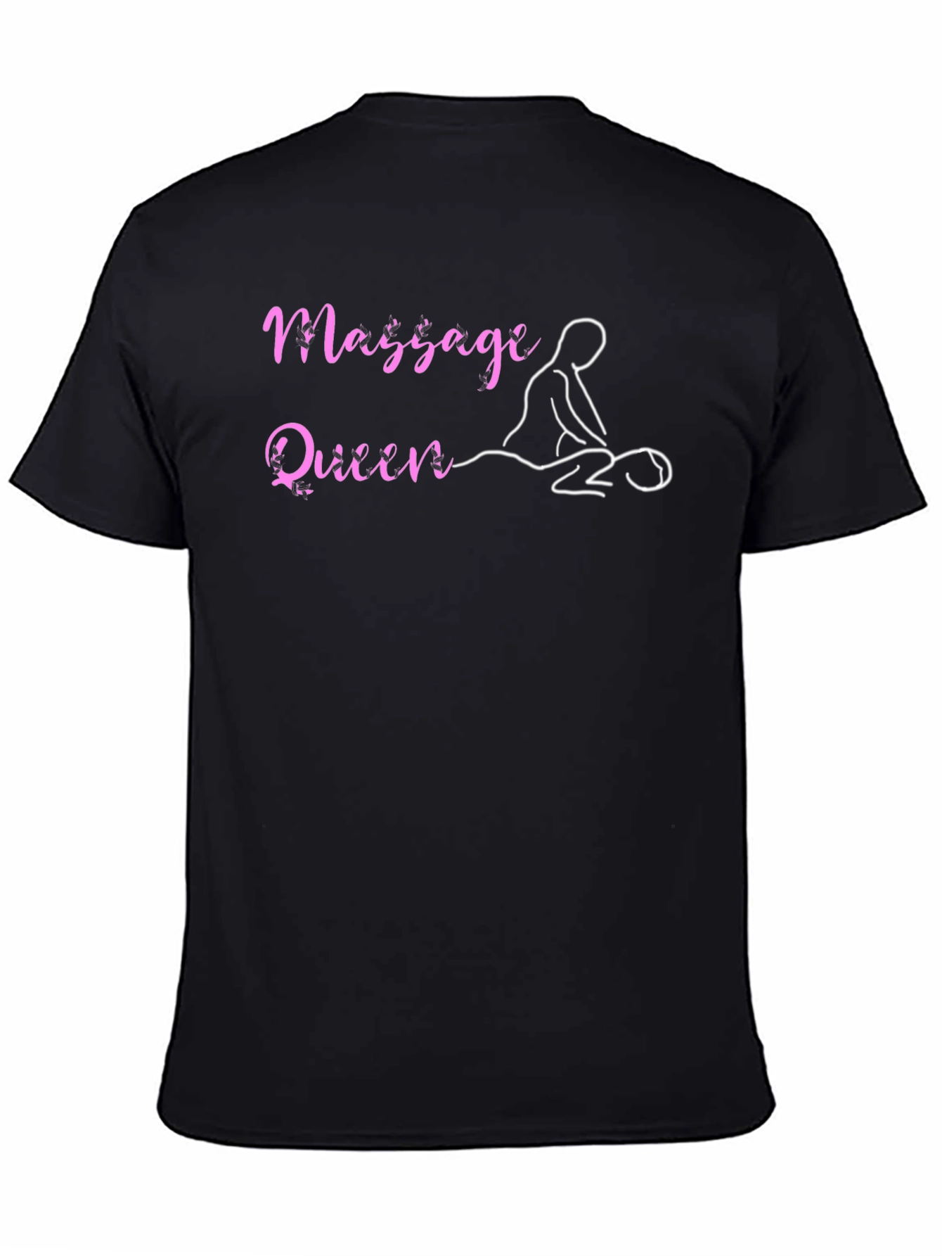 Massage Queen Black T-Shirt