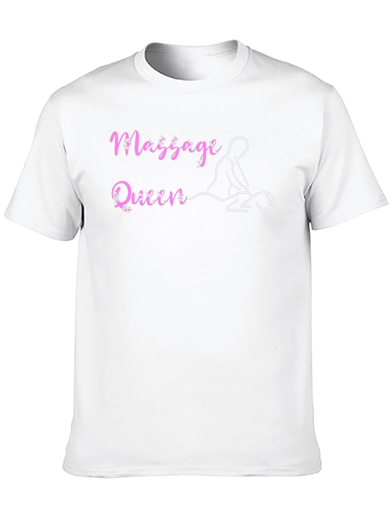 Massage Queen Black T-Shirt