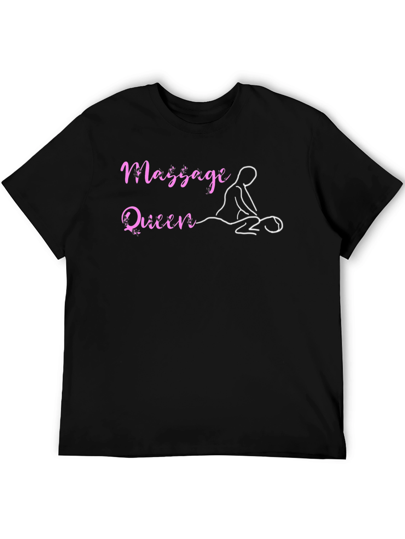 Massage Queen Black T-Shirt