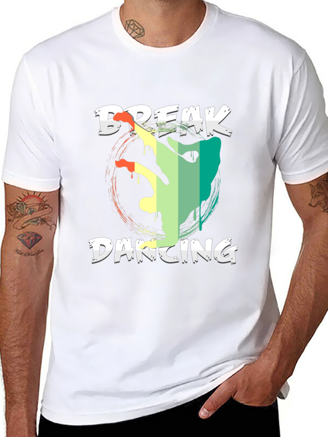 Breakdancing Graphic Tee - Trendy Street Style