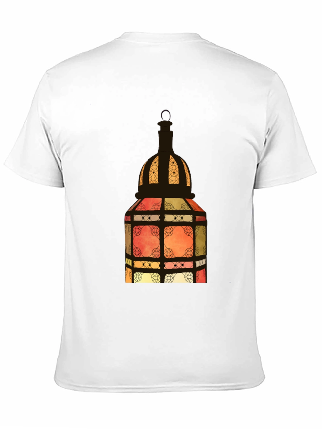 Lantern Graphic Black Tee