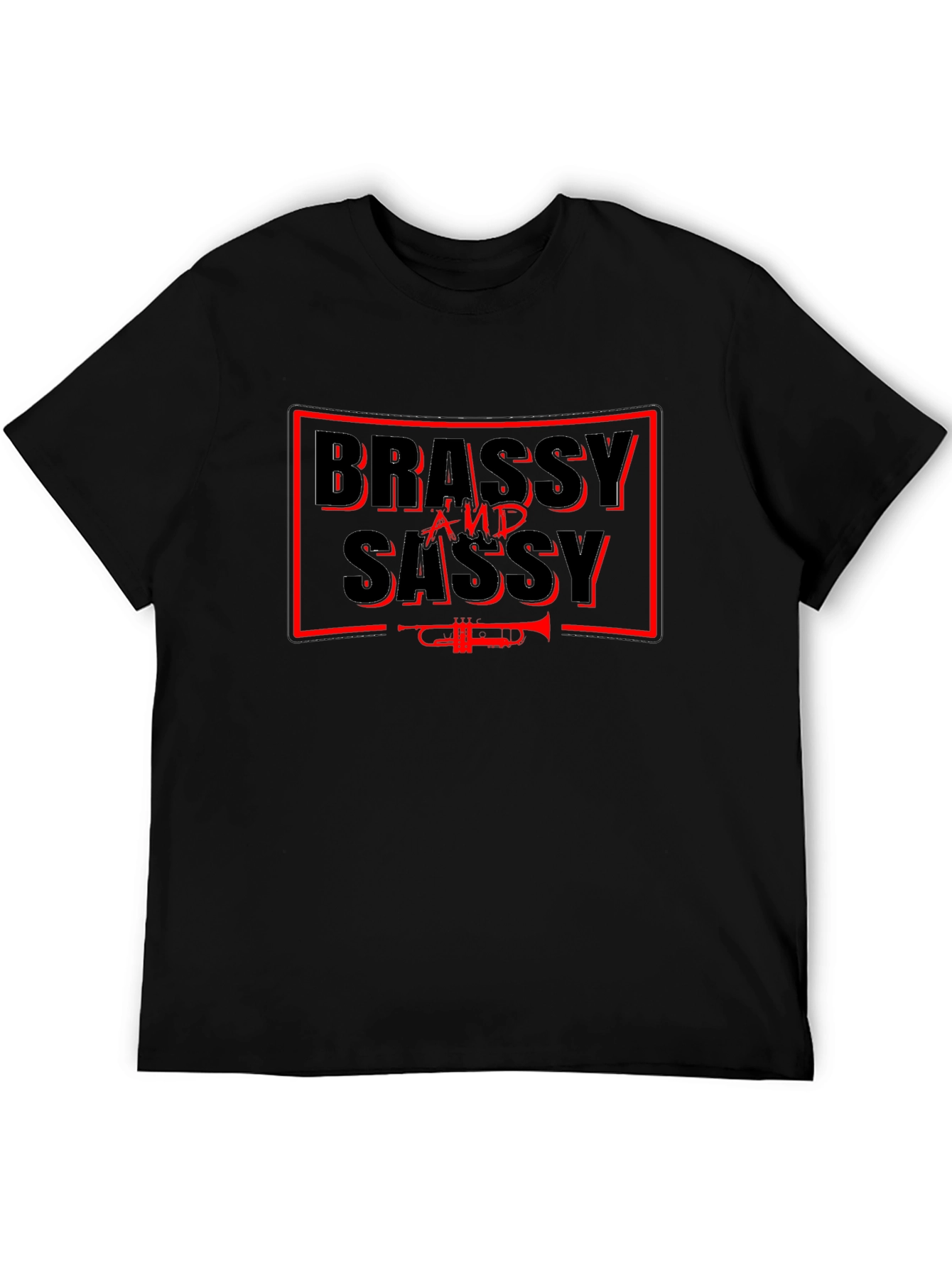 Brassy & Sassy Graphic Tee - Black T-Shirt