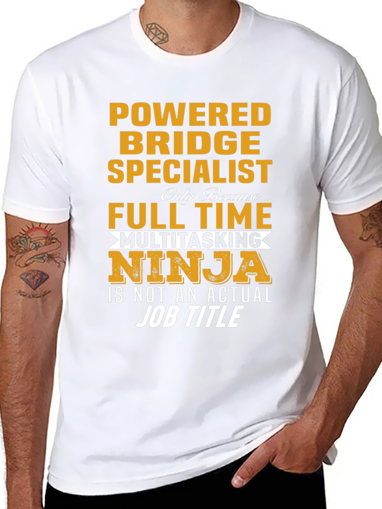 Powered Bridge Specialist Multitasking Ninja T-Shirt