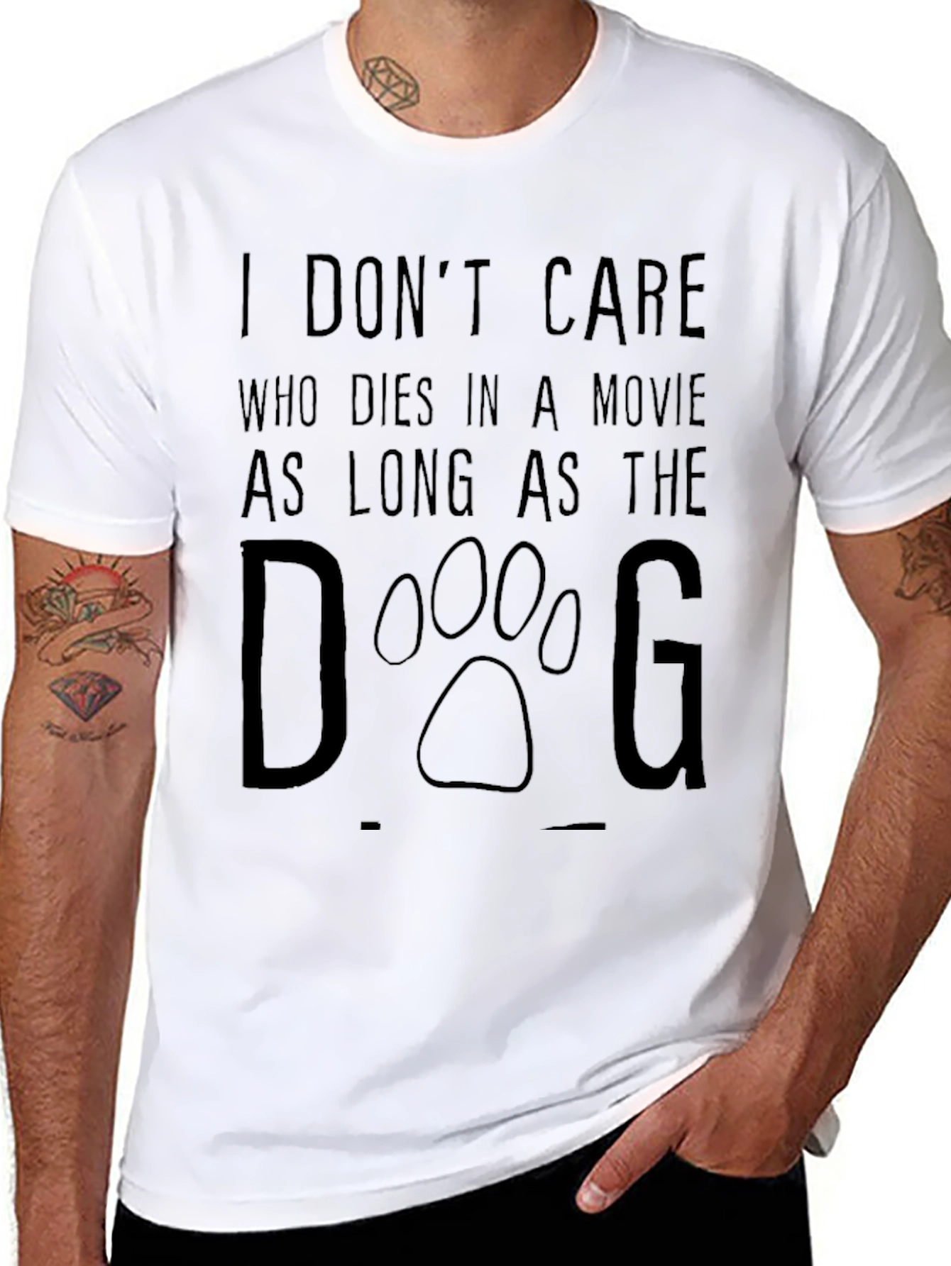 Dog Lover T-Shirt - Movie Buff Design