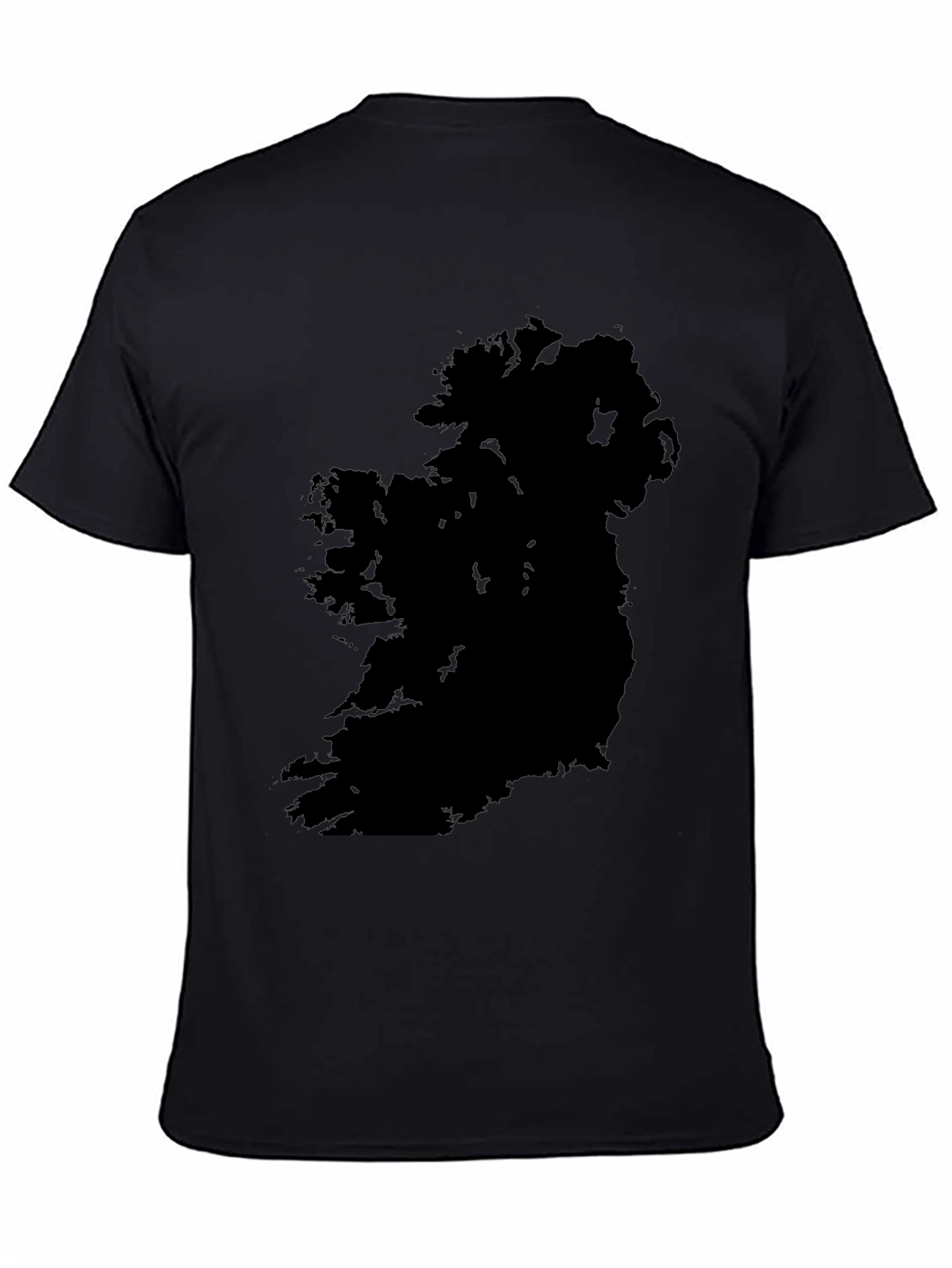 Ireland Map Black T-Shirt - Irish Pride Tee