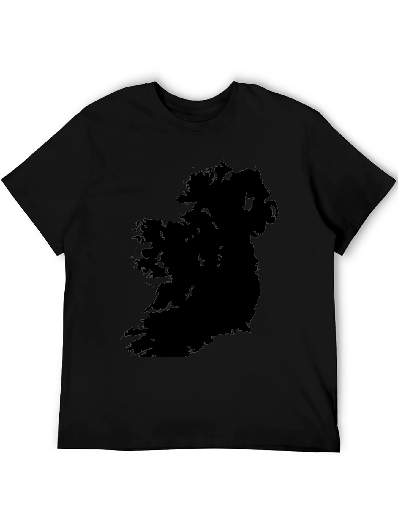 Ireland Map Black T-Shirt - Irish Pride Tee